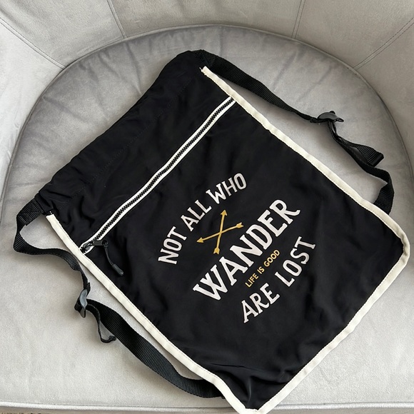 Life is Good Drawstring / Synch Backpack - Picture 1 of 2